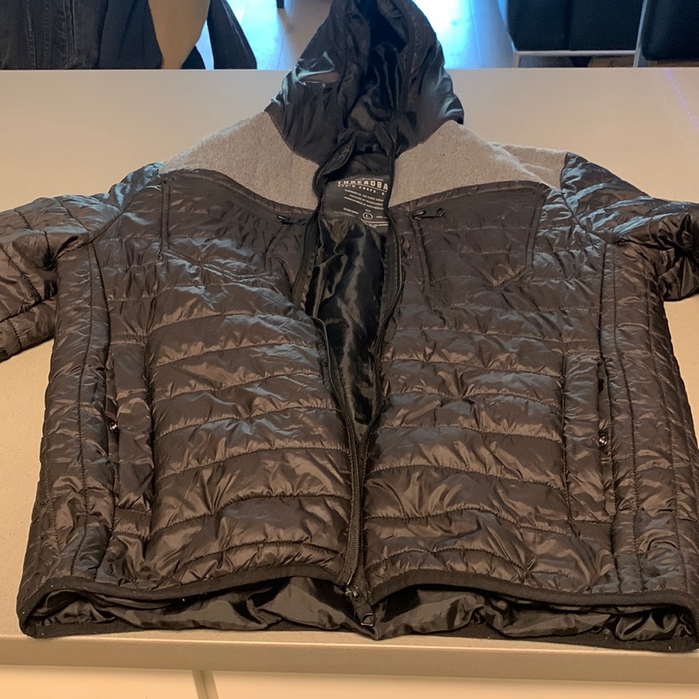 Black puff jacket